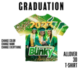 Graduation 3D All-Over T-Shirt