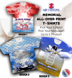 RIP Memorial 3D All-Over Printed T-Shirt