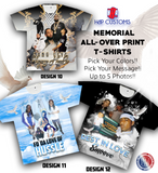 RIP Memorial 3D All-Over Printed T-Shirt