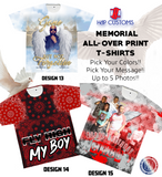 RIP Memorial 3D All-Over Printed T-Shirt