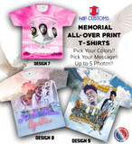 RIP Memorial 3D All-Over Printed T-Shirt